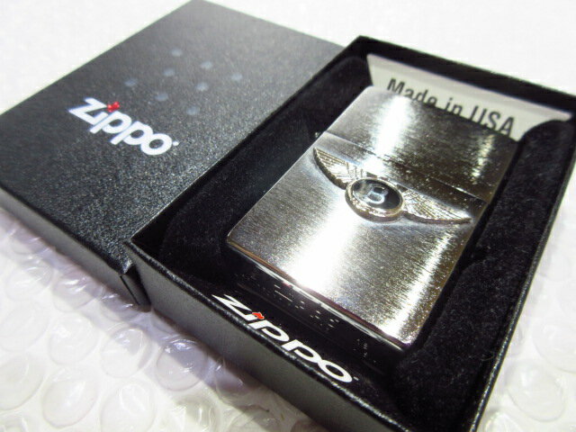 ベントレー Zippo Silver製ジッポライター/シルバー 【BENTLEY】