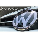 VW用 フロントエンブレムプロテクター/スモーク ゴルフ7.5 【core OBJ】