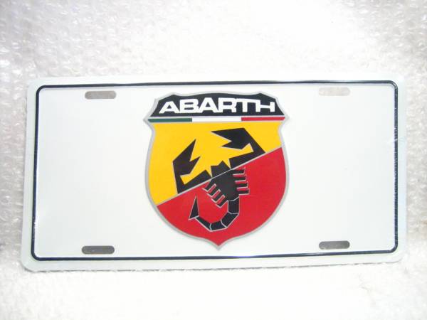 フィアット/アバルト エンブレム＆ロゴプレート ABARTH