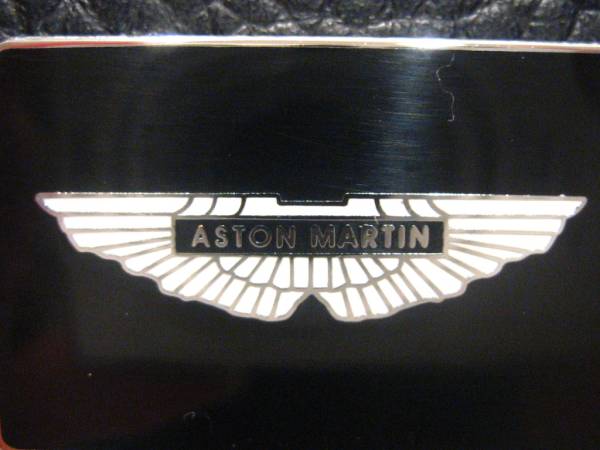 アストンマーチン 角型・本皮キーホルダー ASTON MARTIN