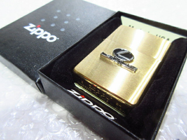 レクサス Zippo/真鍮製ジッポライター LEXUS/SVロゴ&エンブレム【type3】