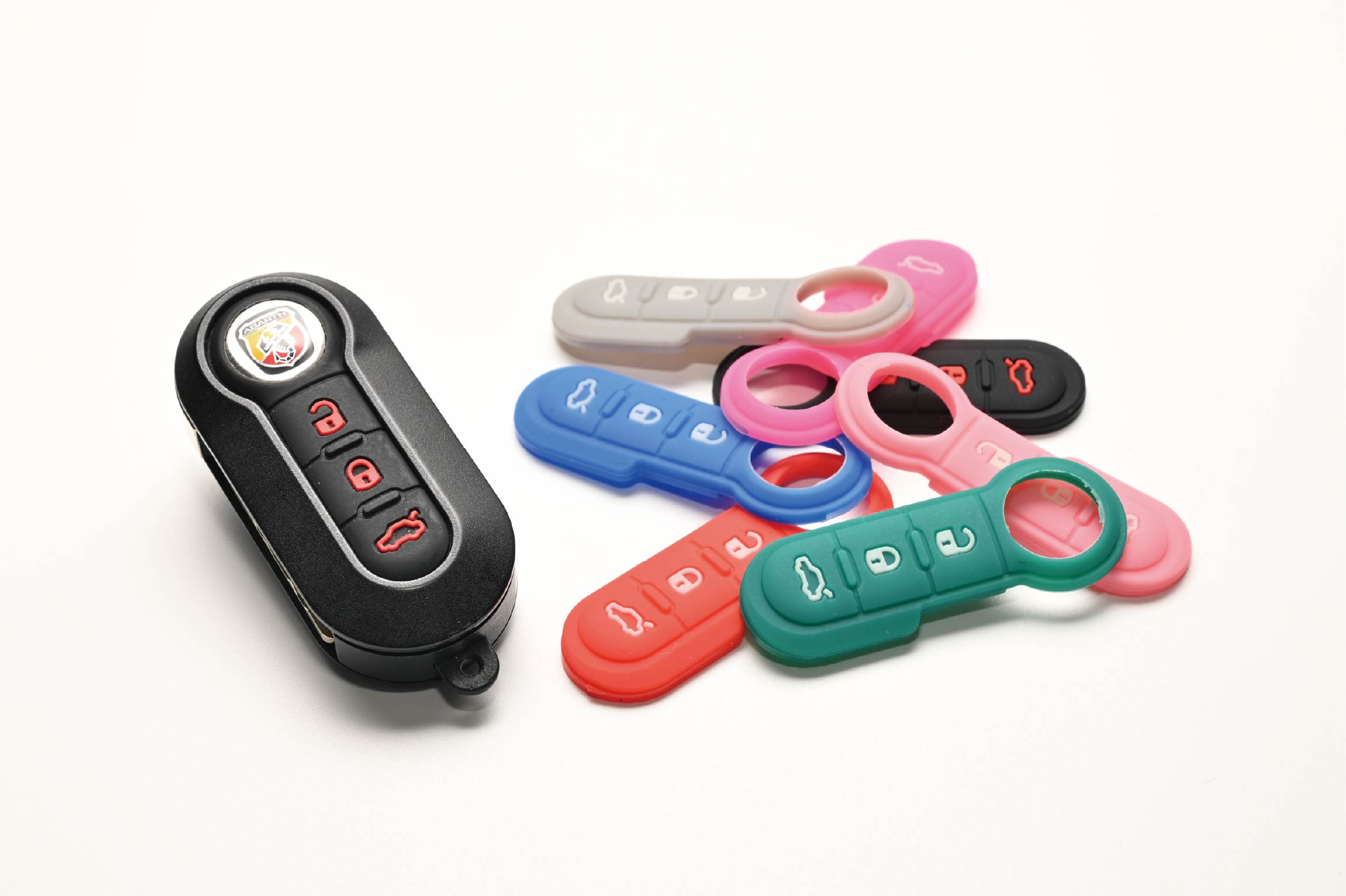 FIAT＆ABARTH 3ボタンラバーパッド/7カラー【core OBJ】