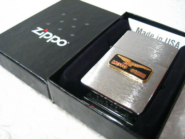 モトグッチ ジッポライター/シルバー MOTO GUZZI 【Zippo】