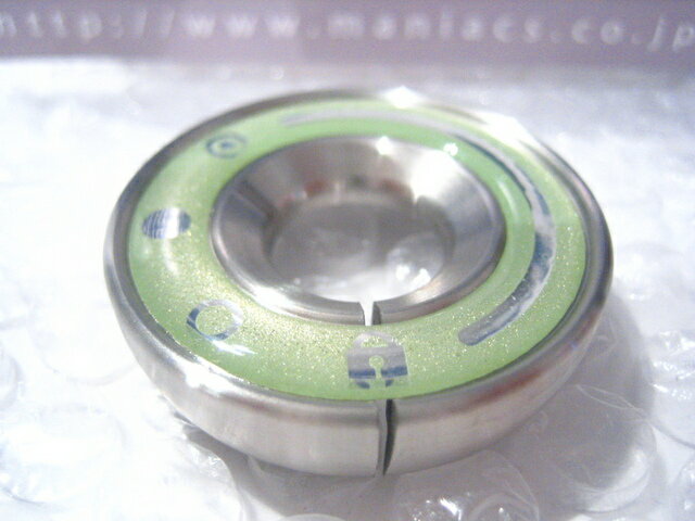 ●VW＆AUDI●maniacsキーベゼル/12ライトグリーン●