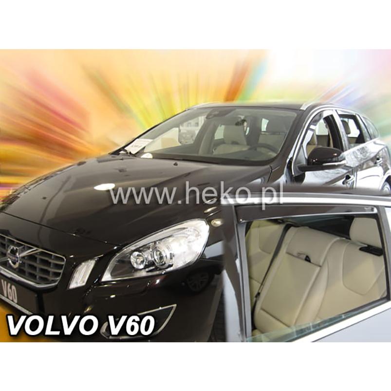 ボルボ/VOLVO V60(FB/FD) ドアバイザーF＆Rset【Team HEKO/ヘコ製】