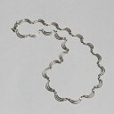 BRITISH VINTAGE IBB SHEFFIELD HALLMARKED SILVER 40cm FANCY CHAIN NECKLACE ne02 ch6