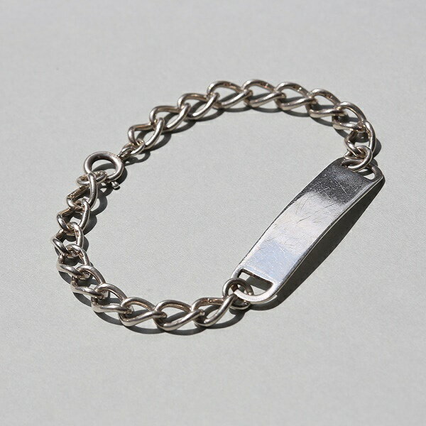 乐天商城 - BRITISH VINTAGE 1971 CBL BIRMINGHAM HALLMARKED STERLING SILVER ID BRACELET me01 br03