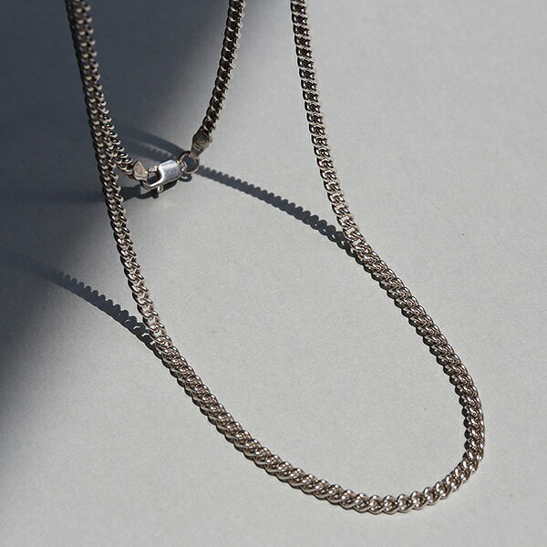 乐天商城 - UK & ITALY HPJ SHEFFIELD HALLMARKED 3.2mm × 61cm STERLING SILVER CURB CHAIN NECKLACE me01 ch6