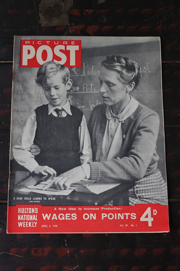 イギリス「PICTURE POST」1948年4月3日号 WAGES ON POINTS