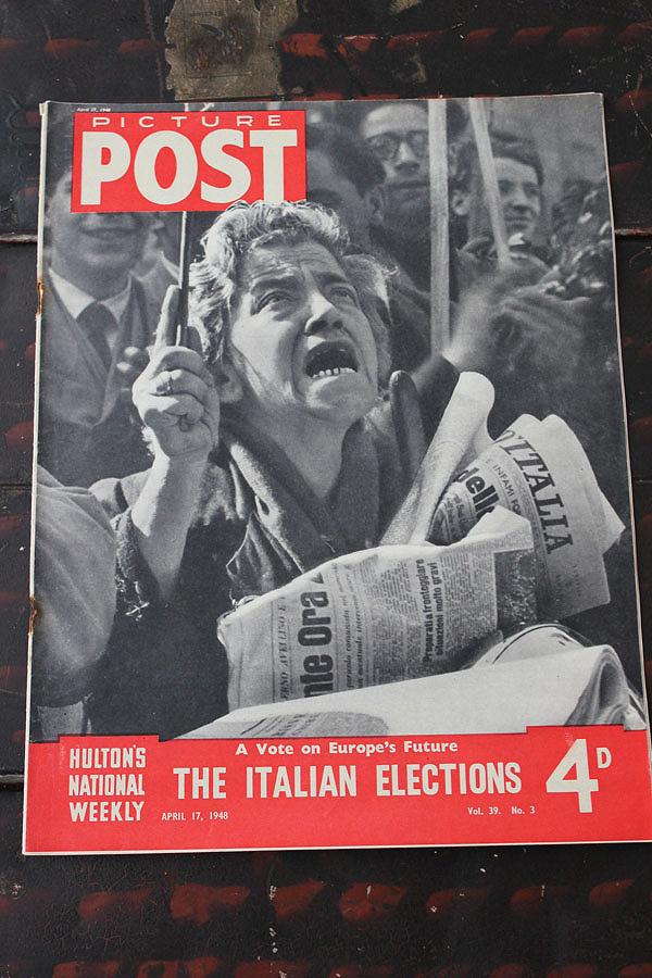 イギリス「PICTURE POST」1948年4月17日号 THE ITALIAN ELECTIONS