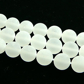 フロスト クリスタル ビーズ(10mm) 粒売り ばら売り 天然石・パワーストーン ビーズ