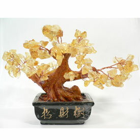 金運アップ☆ シトリンの招財樹 天然石 パワーストーンのサムネイル