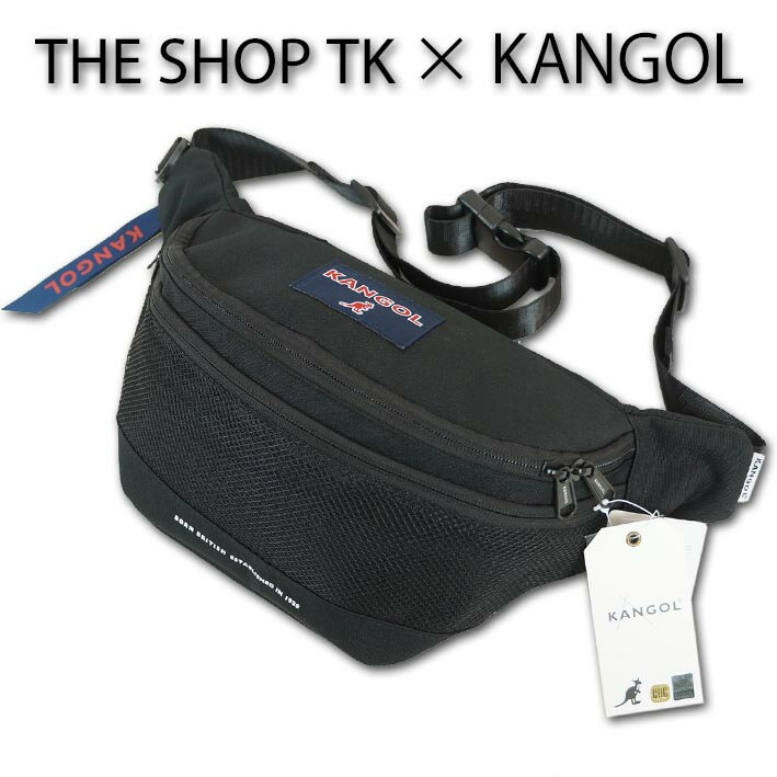 タケオキクチ THE SHOP TK × KANGOL別注 ボディバッグ ブラック 黒 カンゴール