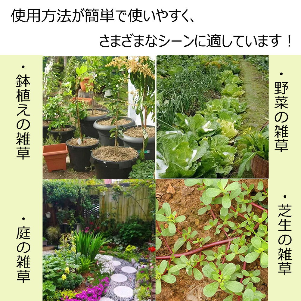 除草機 雑草抜き 立ったまま 雑草除去 根っこ抜き機 除草ツール 取り付け簡単 根こ...