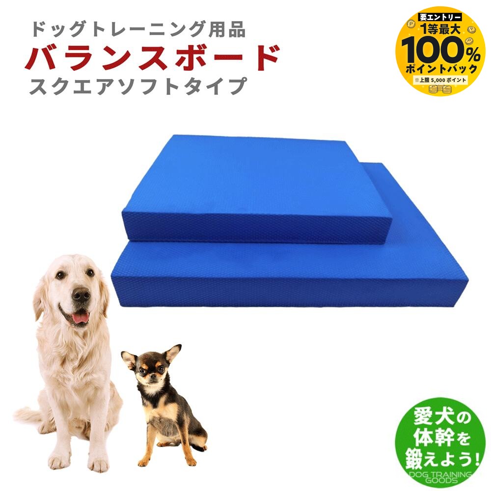 Rakuten - 【抽選で最大100％ポイントバック実施中！6/1〜6/30まで ※要エントリー】バランスパッド 犬 ペット ドッグバランスパッド シニア犬 小型犬 中型犬 大型犬 体幹トレーニング クッションタイプ (Mサイズ / Lサイズ）