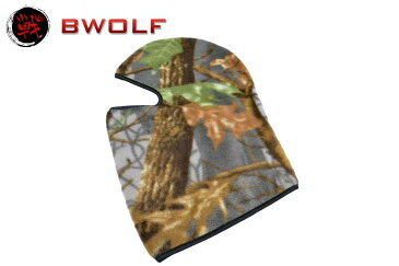 【送料無料 メール便発送商品】BWOLF製 枯葉迷彩柄 フェイスマスク バラクラバ ネックウォーマー 厚手 防寒用【RZ-F-05】