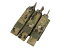 EMERSON製 MP7 3連 トリプル オープントップ マガジンポーチ AOR2 SEALs迷彩