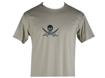 EMERSON製 NAVY SEALs クロスソードスカル 速乾 Tシャツ カーキ KH