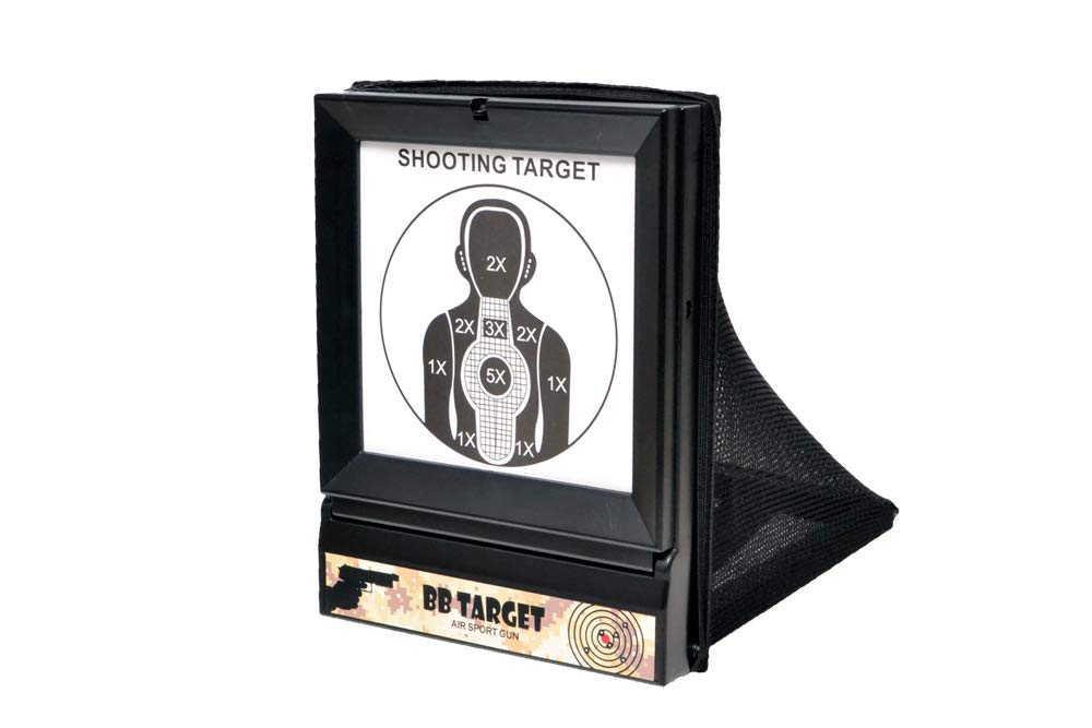 CANIS LATRAN シューティングターゲット 2WAY エアガンターゲット 的 折り畳み式 ネット付き 弾を簡単回収のサムネイル