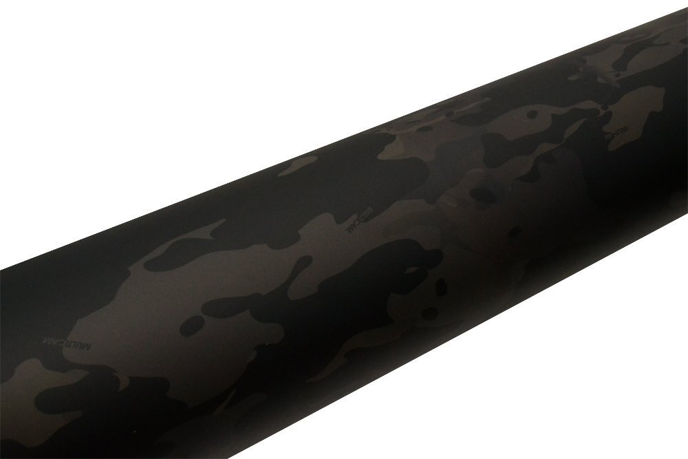 ラップフィルム 100% 3M スリーエム MultiCam Black マルチカムブラック迷彩 実物迷彩 300mm × 600mm 自転車 バイク用