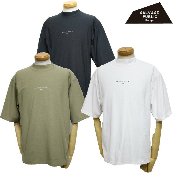 Rakuten - サルベージパブリック/SALVAGE PUBLIC （2026年新作！)バックプリント モックネックTシャツ / ゴルフウェア