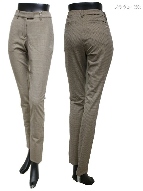 【50％OFF！セール】ブラック＆ホワイト/ブラック アンド ホワイト/秋冬モデル!ストレッチパンツ/千鳥格子（レディース）