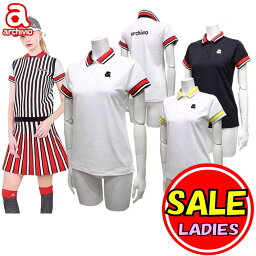 アルチビオ 【50％OFF！セール】アルチビオ / archivio (春夏モデル！）ポロシャツ レディース 半袖 シャツ / UV 吸水速乾 カットソー ゴルフウェア