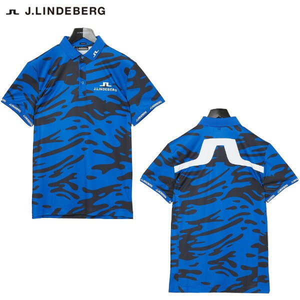 J.リンドバーグ / J.LINDEBERG （2024春夏新作！）J.LINDEBERG（ジェイリンドバーグ）TOUR COLLECTION バックブリッジポロ NAUTICAL BLUE/ ゴルフウェア Jリンドバーグ/071-21252