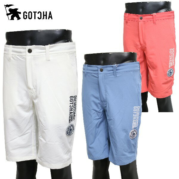 最終セール!! ガッチャゴルフ GOTCHA GOLF 春夏モデル 撥水 メッシュ 切替 ショーツ GOTCHA メンズ ガッチャ ゴルフ 232GG1900 