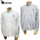 【50%OFFセール】ガッチャゴルフ / GOTCHA GOLF (2024秋冬新作!)ポリ 切替 ダンボールニット ジャケットメンズ ゴルフウェア ガッチャ