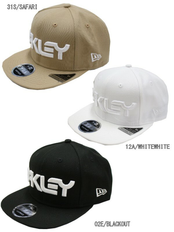 オークリー / OAKLEY 継続モデル！キャップ OAKLEY × NEW ERA / Mark II Novelty Snap Back ニューエラ コラボ スナップバック 平つば 帽子（メンズ）ゴルフウェア / ポイント3倍！