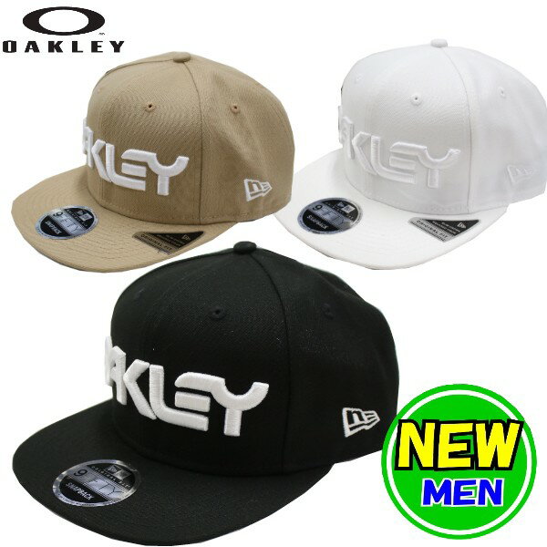 オークリー / OAKLEY 継続モデル！キャップ OAKLEY × NEW ERA / Mark II Novelty Snap Back ニューエラ コラボ スナップバック 平つば 帽子（メンズ）ゴルフウェア / ポイント3倍！