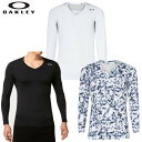 最終セール！オークリー / OAKLEY 春夏モデル！Technical Base Layer LS V Neck 3.0/吸汗速乾　ボディマッピング　4WAYストレッチ　UPF50+　遮熱 / インナーシャツ /ゴルフウェア/メンズ /