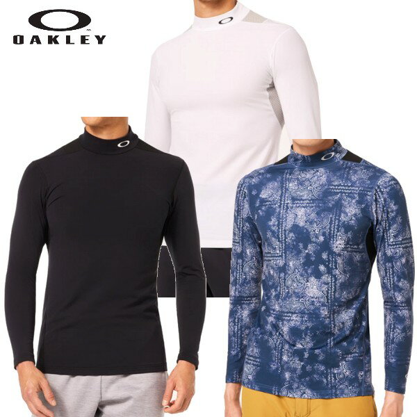 【最終セール！】オークリー / OAKLEY 秋冬モデル！Technical Base Layer LS Mock Neck 3.0/吸汗速乾　保温　身体にフィット　4way Stretch　UPF50+ / インナーシャツ /ゴルフウェア/メンズ /