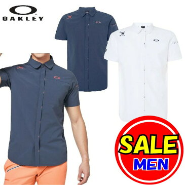 【40%OFF!セール】オークリー / OAKLEY (春夏モデル!)Skull Refinement WV Shirts 吸汗速乾/ストレッチ 半袖シャツ/(メンズ)20