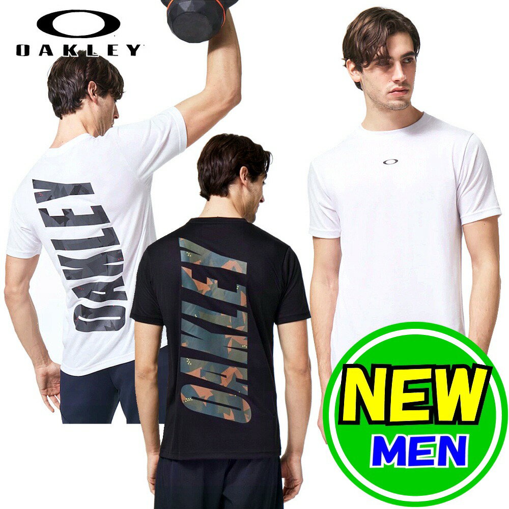 【30％OFF！セール】オークリー / OAKLEY 2021春夏新作！Enhance QD SS Tee Bold 11.0/トレーニング バックプリント 吸汗速乾 スポーツ Tシャツ ゴルフウェア/メンズ