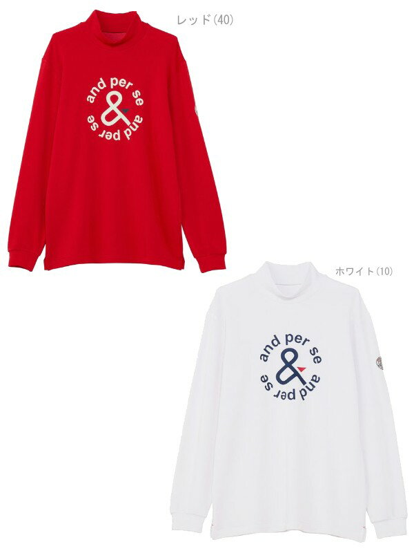【40％OFF！セール】アンパスィ/and per se(秋冬モデル！) セルヒート長袖ハイネックシャツ（メンズ）アンパスィ / ゴルフウェア /アンパシー/