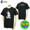 V12　V TWELVE（2022春夏新作！)MICKEY / M TEE 半袖シャツ/ゴルフウェア/ポイント3倍！