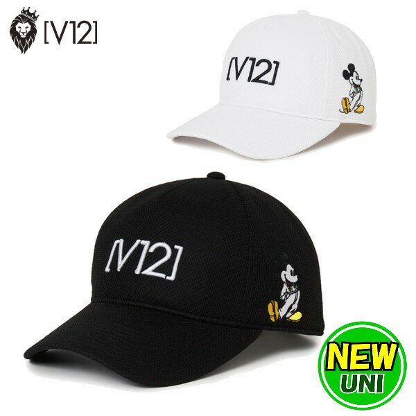 V12　V TWELVE（2022春夏新作！）MICKEY / M CAP /ゴルフウェア/