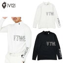 V12 ゴルフ V TWELVE（2022秋冬新作！）O/L LOGO L/S MOCK メンズ 長袖 モックネックシャツ トレーナー ゴルフウェア/送料無料