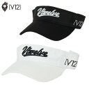 V12　V TWELVE（2023春夏新作！）DG VISOR /ゴルフウェア