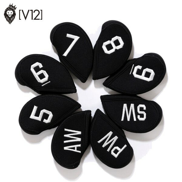 V12 ゴルフ V TWELVE（2024春夏新作！）8P IRON CASE アイアンカバー