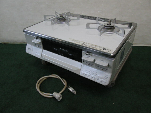 リンナイ グリル付ガスコンロ ETS65AWK38R3G-WR「HOWARO」都市ガス用(0528CH)7AT-1S