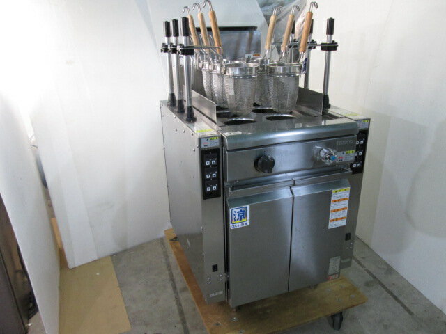 タニコー ハイパワー解凍ゆで麺器 (冷凍麺対応) TGUS-50AL ゆで麺機 LPガス/オートリフト・オートリフ..