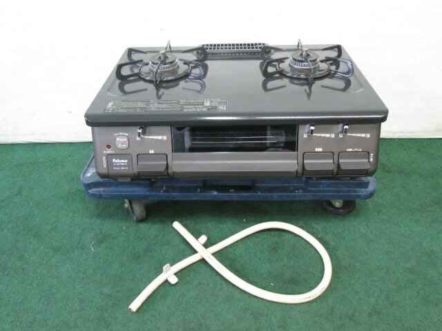 パロマ グリル付ガスコンロ IC-S87BM-1R 都市ガス用(0602BH)7AT-1S【中古】【RCP】