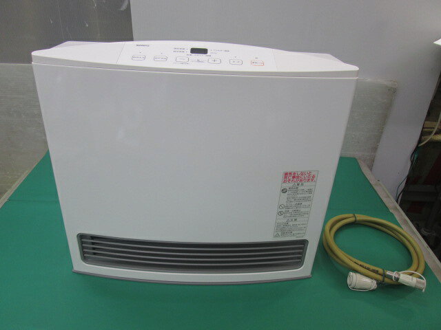 ●ノーリツ NORITZ ガスファンヒーター GFH-4005S-W5 スノーホワイト都市ガス用 10～15畳 ガスコード付(0903DI)7AT-1S【中古】【RCP】