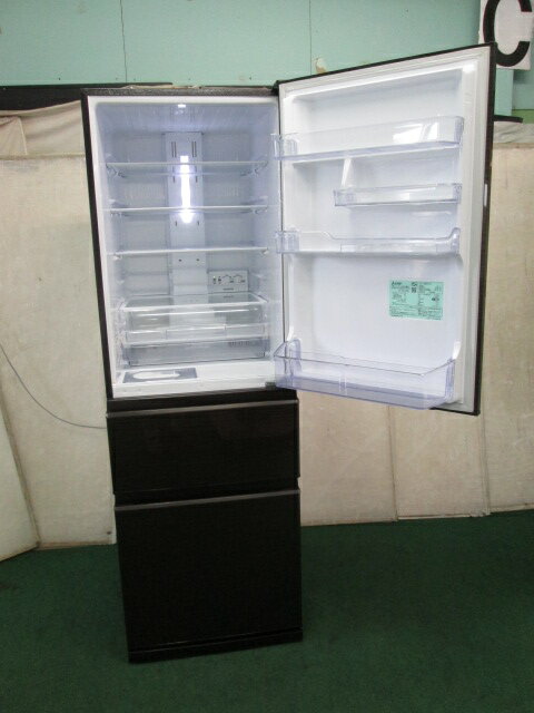 三菱電機 405L 3ドア冷凍冷蔵庫 MR-CD41BKF-BR1(1003CH)7CY-1【中古】【RCP】