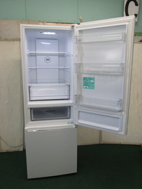 2023年 ハイアール 326L 冷凍冷蔵庫 JR-NF326B(W)(1104AH)7CY-1【中古】【RCP】