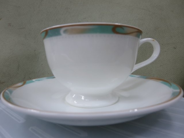 ※●未使用品 三信化工(株) サンマリノ ボーンチャイナ カップ&ソーサー ヤマカ 6客セット[0319ES]PM!-1【RCP】