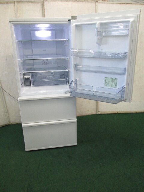 2022年 AQUA 272L 3ドア冷凍冷蔵庫 AQR-SV27N(W) 自動製氷(1107AH)7CY-1【中古】【RCP】